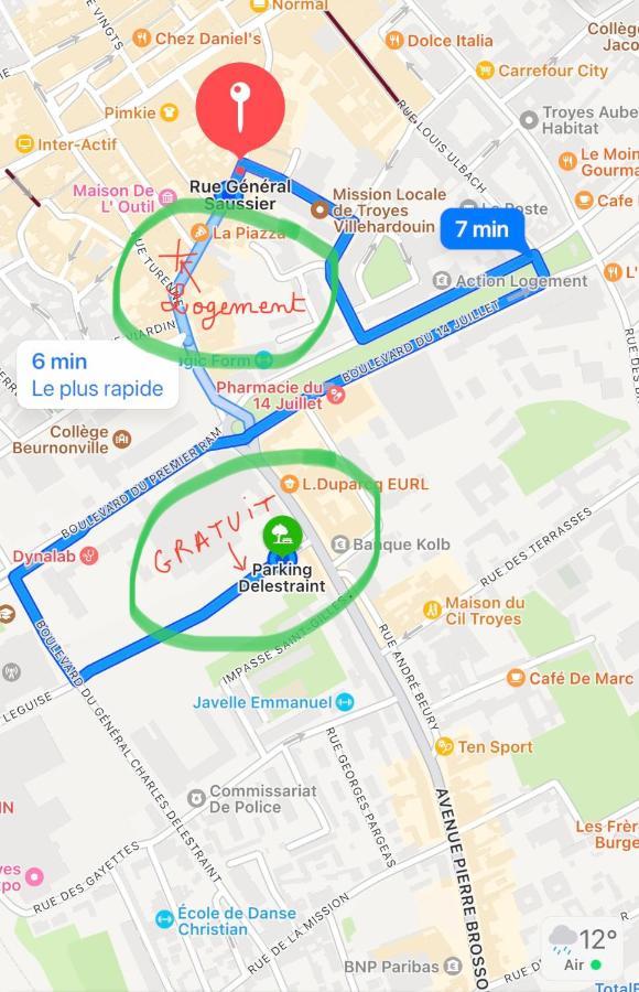 Une Nuit Comme Un Chevalier! Coeur Historique - Hypercentre. Troyes Eksteriør billede